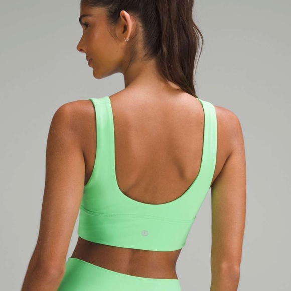 Lululemon - Align™ V-Neck Light Support Bra in Pistachio | 10 - Picture 1 of 7